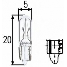 Лампа накаливания (щитка приборов без патрона) 1.2W 24-30V MB RVI