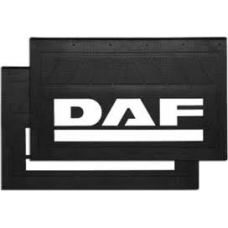 Брызговик резино-пластик 2шт 580x360 с логотипом задний  DAF