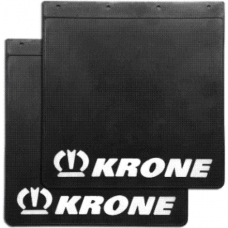 Брызговик резино-пластик 2шт 400х400 с логотипом  KRONE